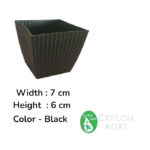 Plastic pots (Black) | මල් බදුන්