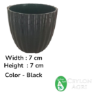 Plastic pots (Black) | මල් බදුන්