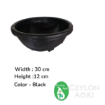 Plastic Pots (Black) |  මල් බදුන්