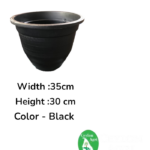 Black pots | මල් බදුන්