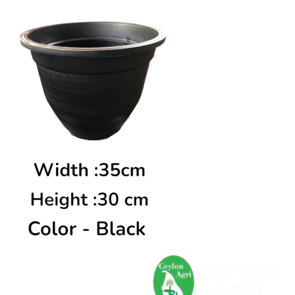 Black pots | මල් බදුන්